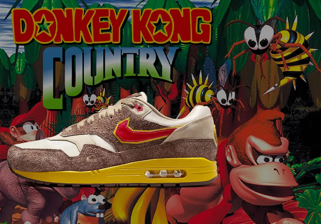 First Look: Nike Air Max 1 in samenwerking met .Swoosh: Donkey Kong Country!