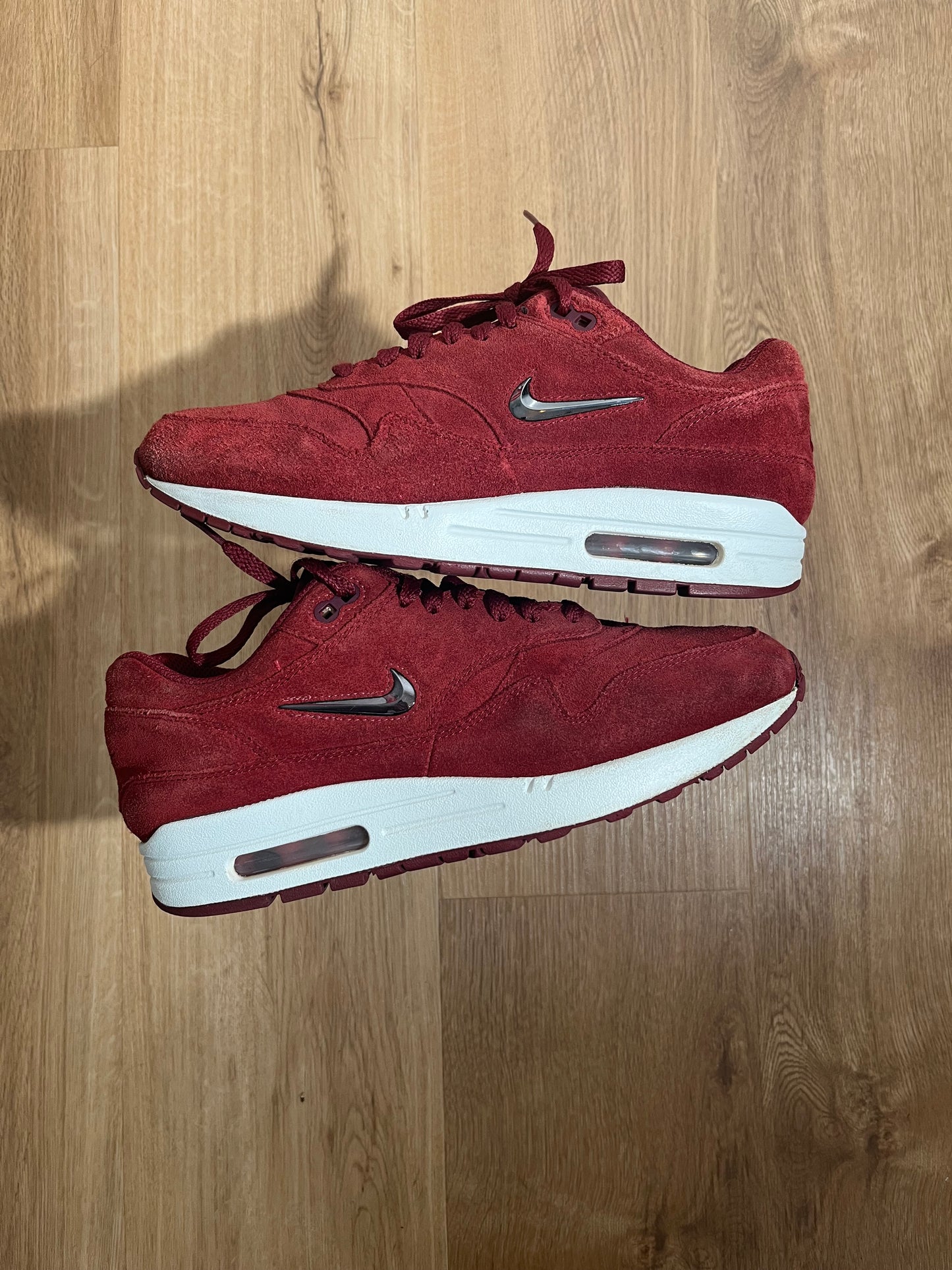 Nike Air Max 1 ‘Jewel Burgundy Suede’