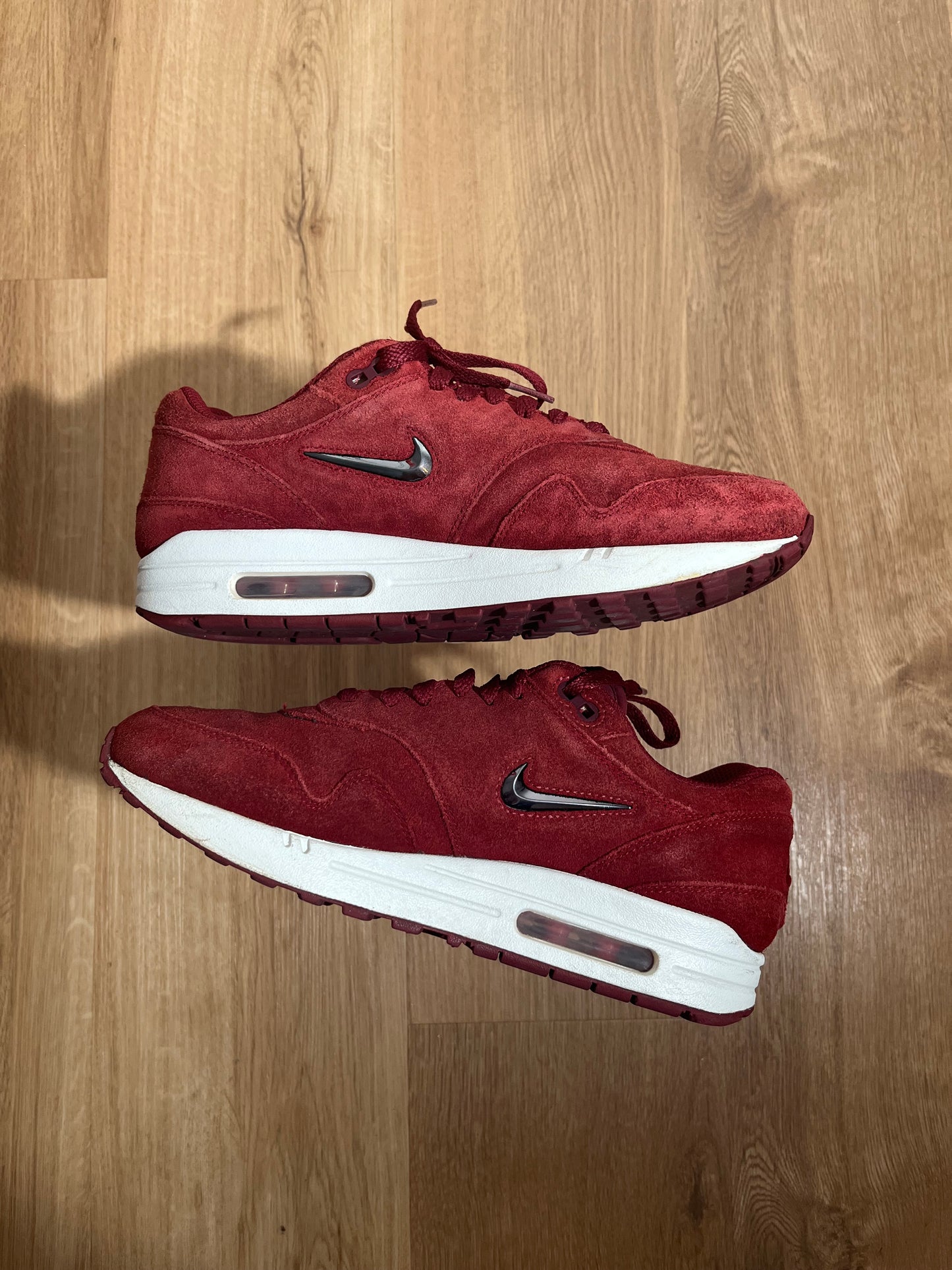 Nike Air Max 1 ‘Jewel Burgundy Suede’